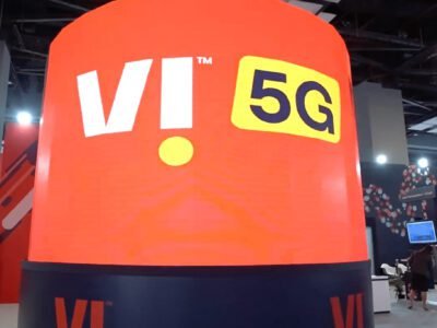 Vodafone-idea Booth at India Mobile Congress